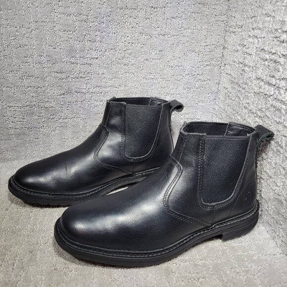 Timberland Earthkeepers Mens Size US 10 Black Pull On Chelsea Leather Boot Shoes - Picture 6 of 10
